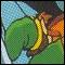 Link dodges an enemy